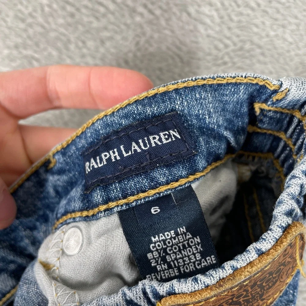 Ralph Lauren Polo Jeans Co Bootcut‎ Jeans Youth Boys 6 Blue Denim